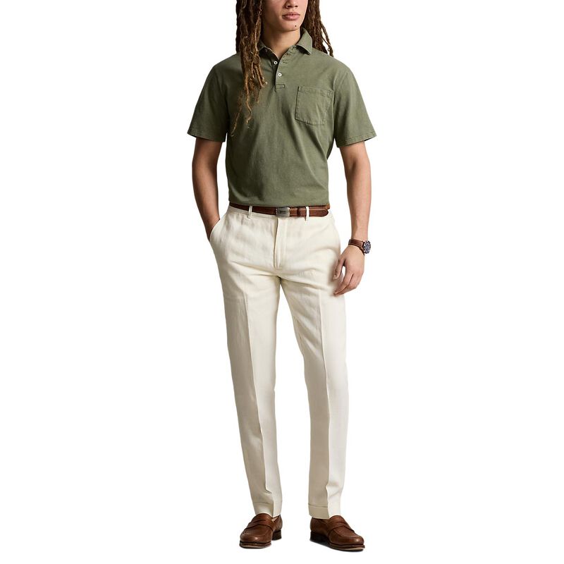 Polo Ralph Lauren Classic Fit Cotton-Linen Polo Shirt image number 3